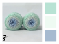 Preview: Sweet Mint - 2 x 50g Merino-Sockenwolle 6-fach - Farbverlauf