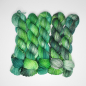 Preview: Es grünt so grün - 100g Merino-Sockenwolle 6-fach, handgefärbt
