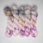 Preview: Frühlingsbouquet - 100g Merino-Sockenwolle 6-fach, handgefärbt