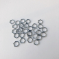 Preview: 30 hexagon stitchmarker set, silver