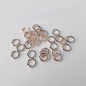 Preview: 30 hexagon stitchmarker set, copper