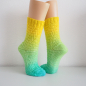 Preview: On the Beach - sock knitting pattern - download