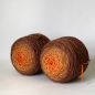 Preview: Pumpkin Spice - 2 x 50g Merino-Sockyarn, sport weight - gradient