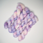 Preview: Purple Haze - 100g Sommer Sockenwolle mit Baumwolle 4-fach, handgefärbt