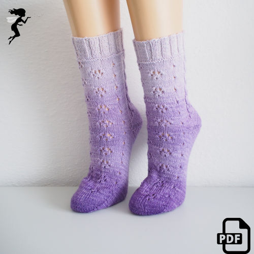 Catwalk - sock knitting pattern - download