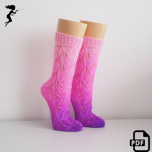 Adele - sock knitting pattern - download