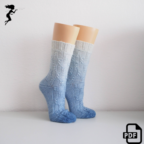 Sonja- sock knitting pattern - download