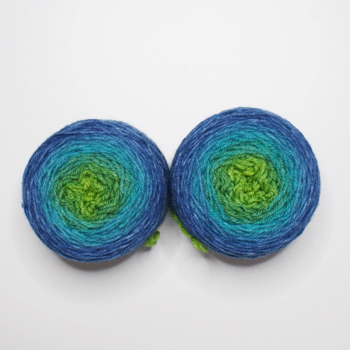 Bahamas - 2 x 50g Merino-Sockenwolle 6-fach - Farbverlauf