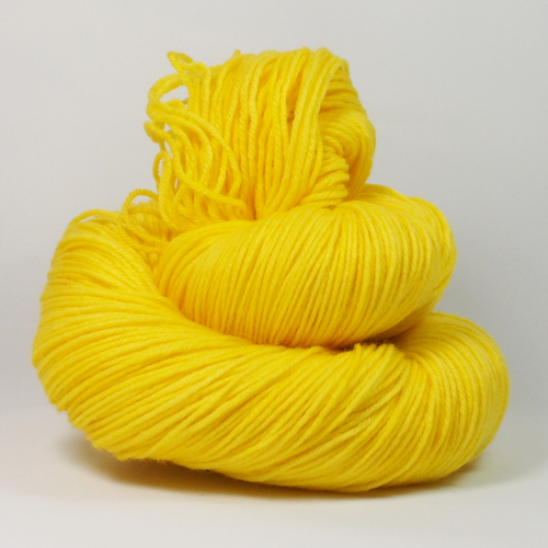 Sonnengelb - Merino-Sockyarn, DK weight