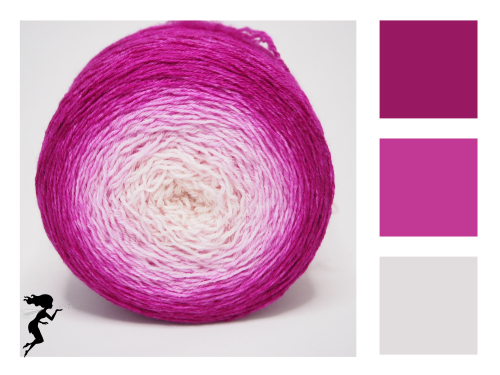 Dahlia - Farbverlauf Merino Lace
