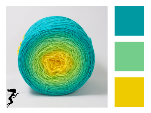 Frühlingstraum* Farbverlauf Merino - Lace