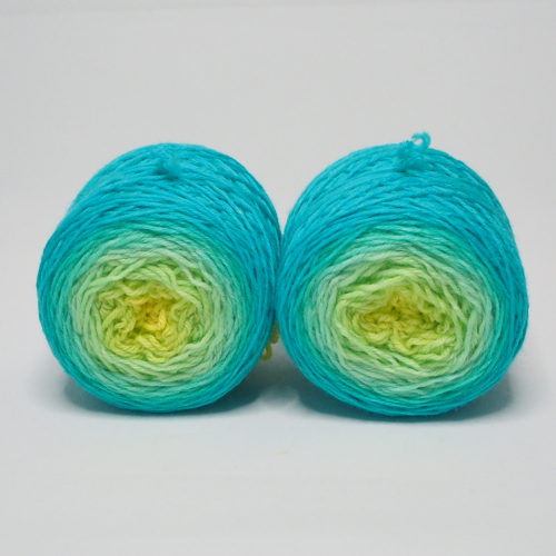 Frühlingstraum - 2 x 50g Merino-Sockenwolle 6-fach - Farbverlauf