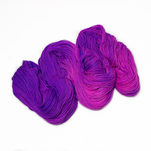 Neon Lila- Merino-Sockenwolle 4-fach