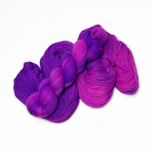 Neon Lila - Merino-Sockyarn, fingering weight