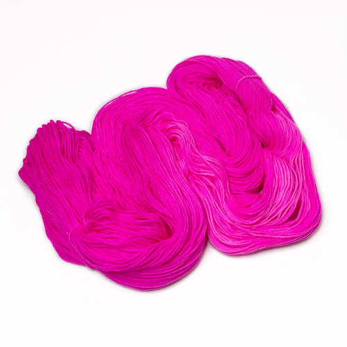 Neon Pink - Merino-Sockenwolle 4-fach