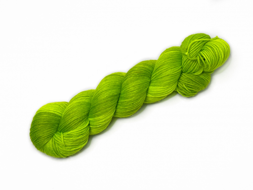 Neon grün - Merino-Sockenwolle 8-fach