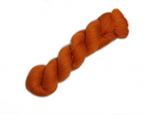 Fox orange - Merino-Sockenwolle 4-fach