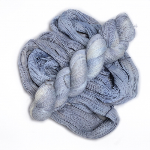 Blaugraue Eleganz - Merino Lace Yarn