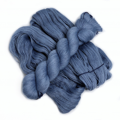 Alte Jeans - handdyed yarn, lace weight, merino single ply