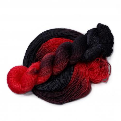 Rouge - Merino-Sockenwolle 4-fach