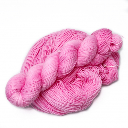 Hot Pink - 100g Merino-Sockenwolle 4-fach