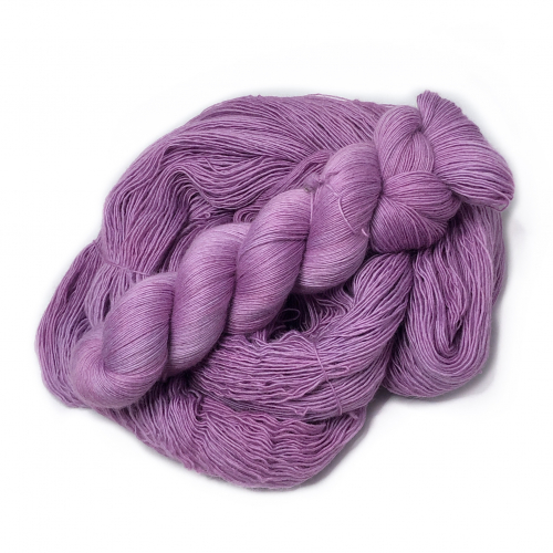 Spanish Lavender - handdyed yarn, lace weight, merino single ply