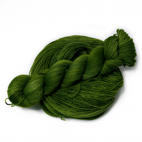 Waldgrün - Merino-Sockenwolle 4-fach
