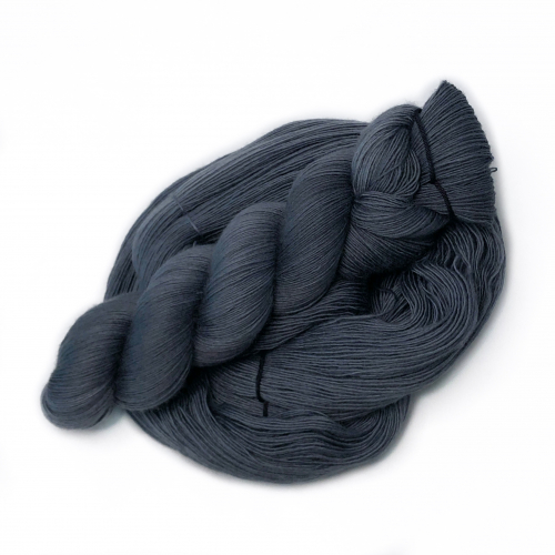 Moonlight Shadow - handdyed yarn, lace weight, merino single ply