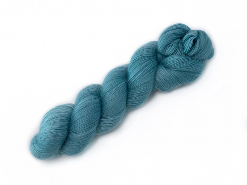 Teal Green - Merino Lace Garn handgefärbt