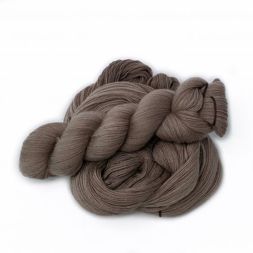 Chocolate Truffles - handdyed yarn, lace weight, merino single ply