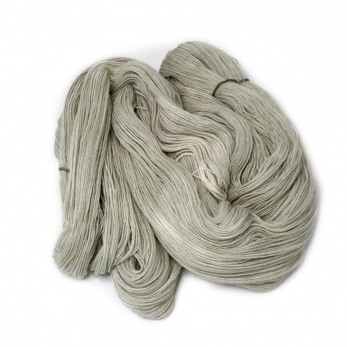 Pewter - handdyed yarn, lace weight, merino single ply