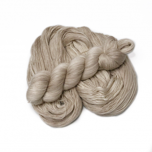 Sand Dune - handdyed yarn, lace weight, merino single ply