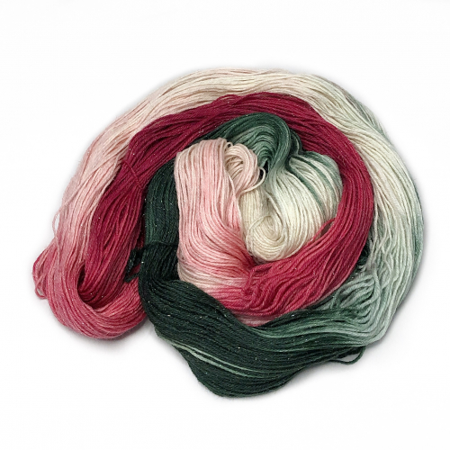 Special edition Christmas - Merino-Sockyarn, fingering weight with glitter effect