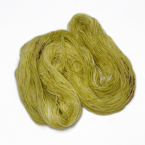 Lichen green - Merino-Sockenwolle 4-fach