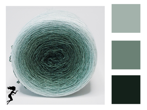 Irish Moss* Farbverlauf Merino - Lace
