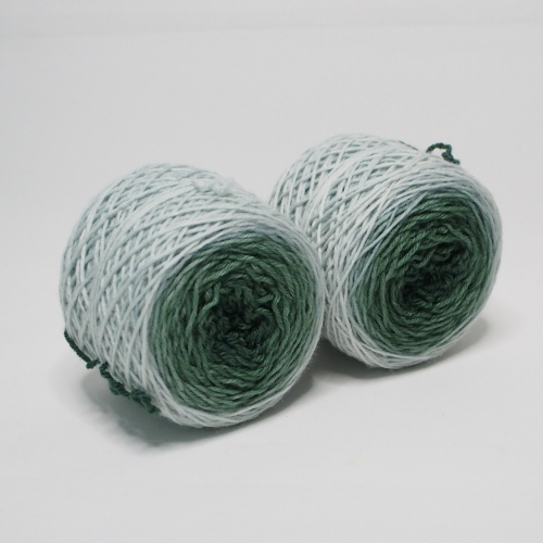 Irish Moss - 2 x 50g Merino-Sockyarn, sport weight - gradient