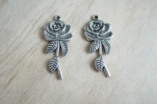 Knitting Charms "Rose"
