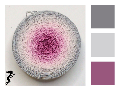 Lovely Peony* Farbverlauf Merino - Lace