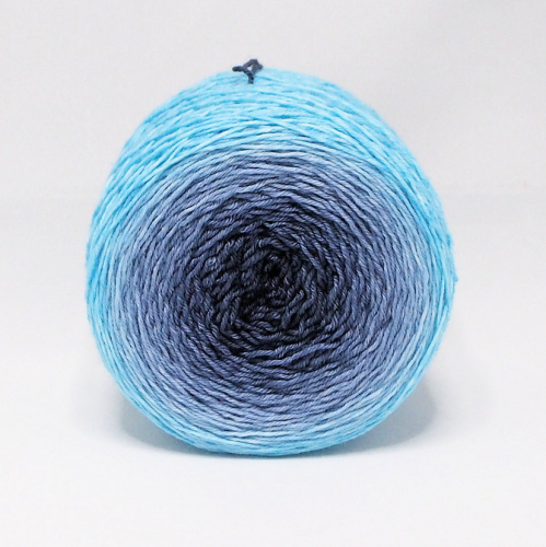 Nautilus - gradient yarn 75/25 merino/silk - fingering weight