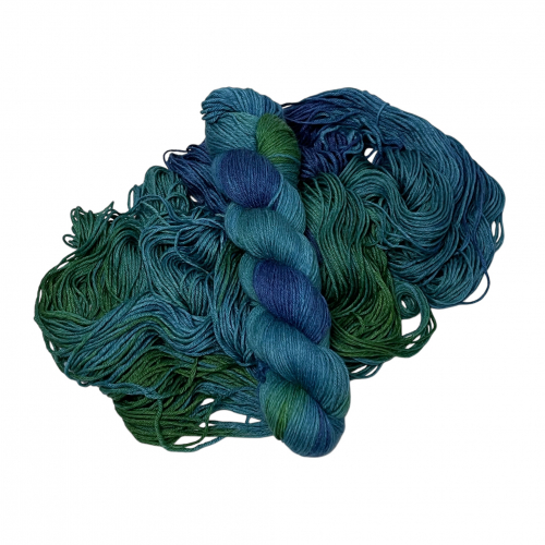 Mystic Teal - Merino-Sockenwolle 6-fach