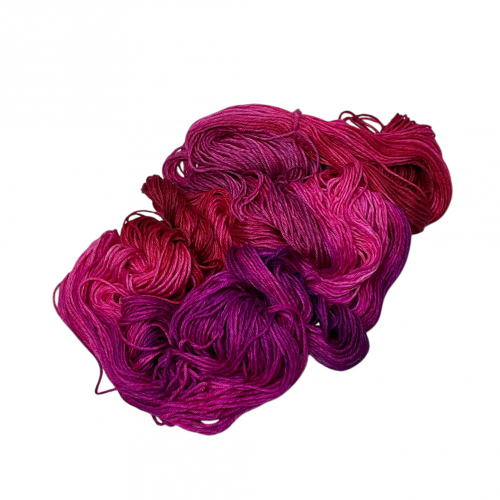 Fuchsia Love - Merino-Sockenwolle 6-fach, handgefärbt