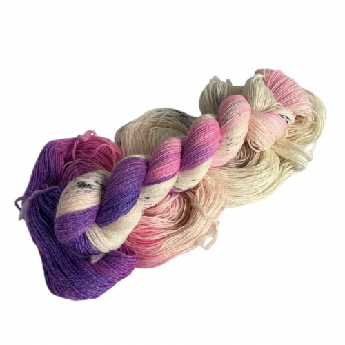 Pinktastic - Merino Baumwolle Sockenwolle 4-fach