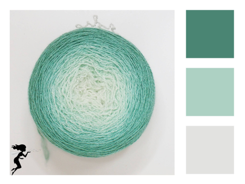 Seaglass* Farbverlauf Merino - Lace