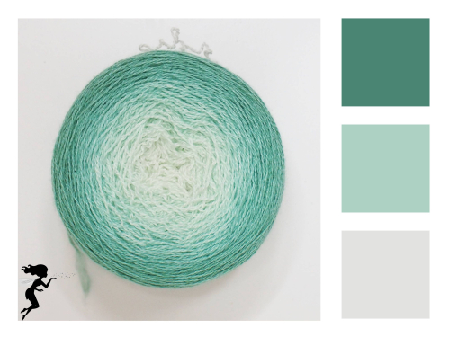 Seaglass* Gradient yarn Merino/Silk - Lace