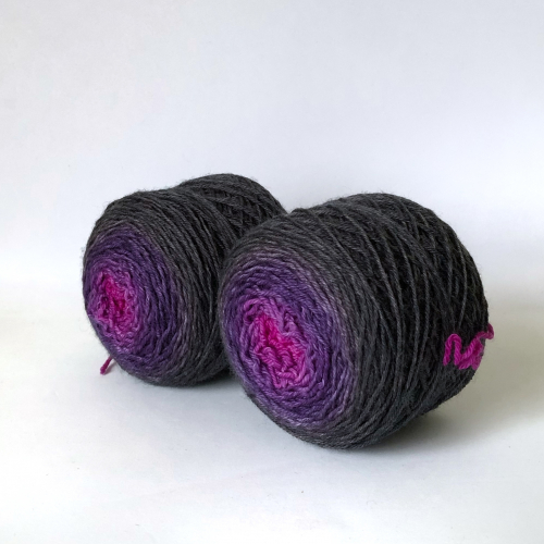 Serenade - 2 x 50g Merino-Sockenwolle 6-fach - Farbverlauf