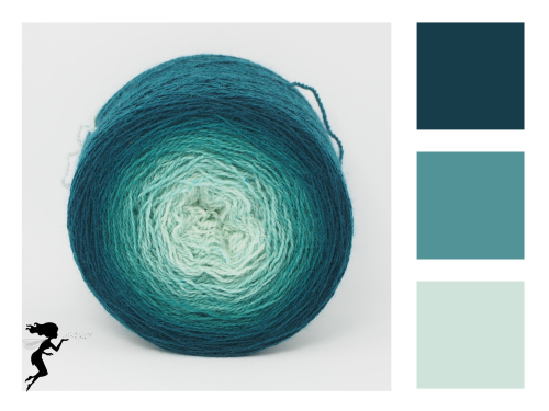 Spruce* Farbverlauf Merino - Lace