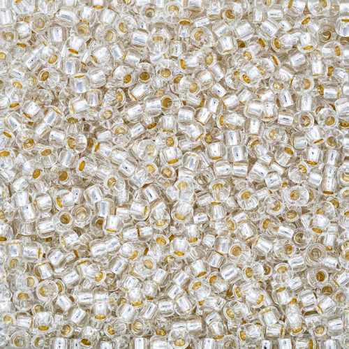 50 g Toho Rocailles Silver lined Crystal TR-06-21