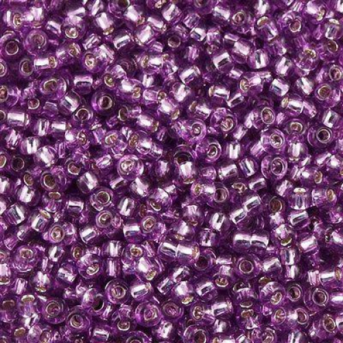 250g Toho Rocailles Silver Lined Light Grape TR-06-2219