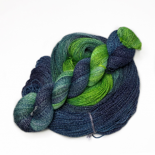 Tropical Thunder - Merino Cotton Sockyarn fingering weight