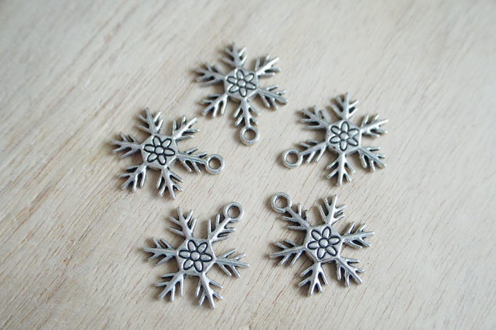 Knitting Charms "Snowflake" (1)